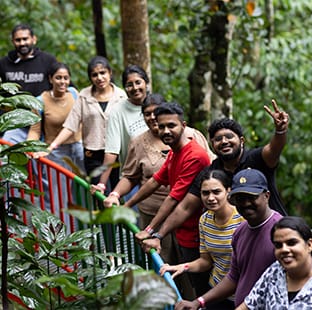 Semi Eclipse Suspension Bridge